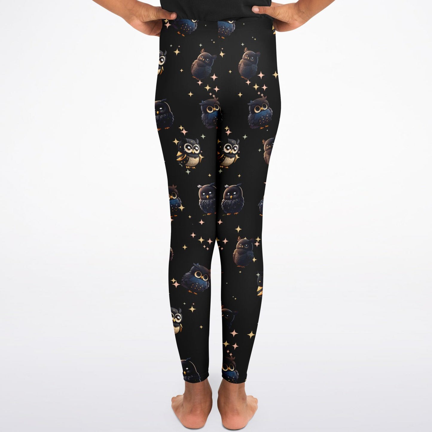 midnight owl - youth leggings