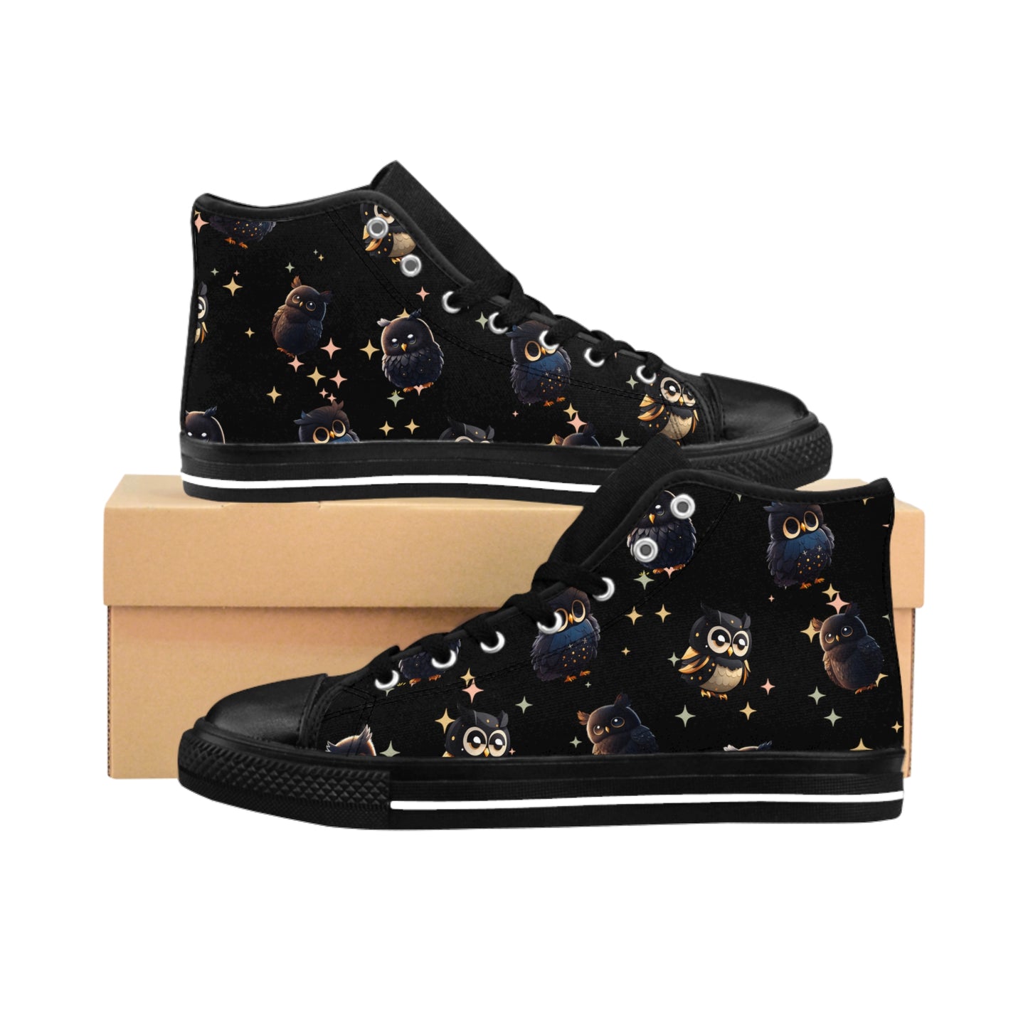 Midnight Owl - High Top Lifting Shoes