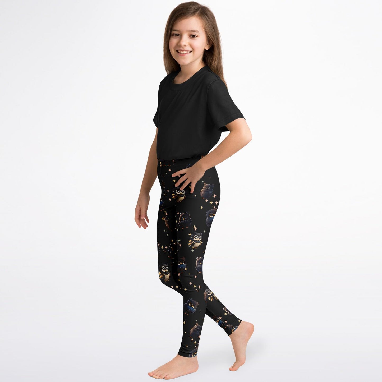 Midnight Owl - childrens leggings