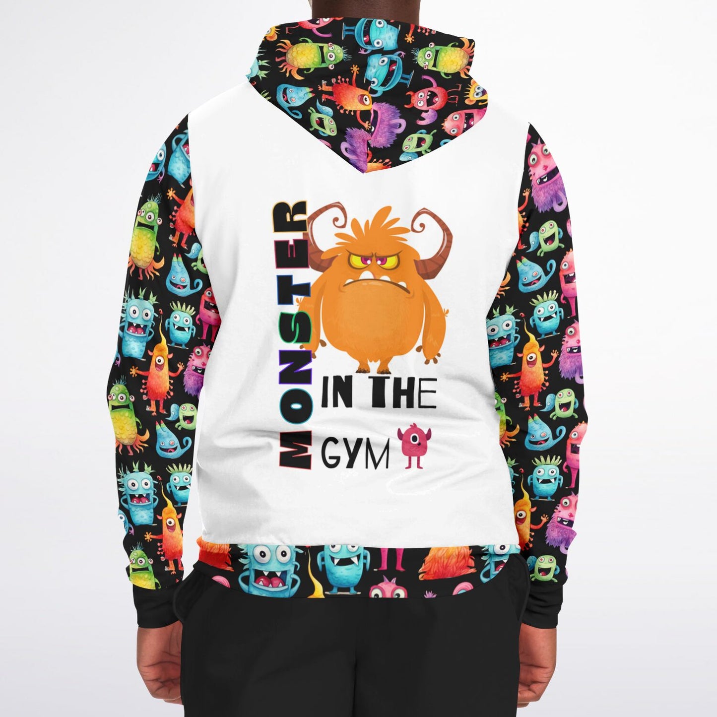 Cheerful Monster Athletic Hoodie