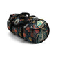 Whimsigoth Skull and Flowers Gym Bag - Duffle bag