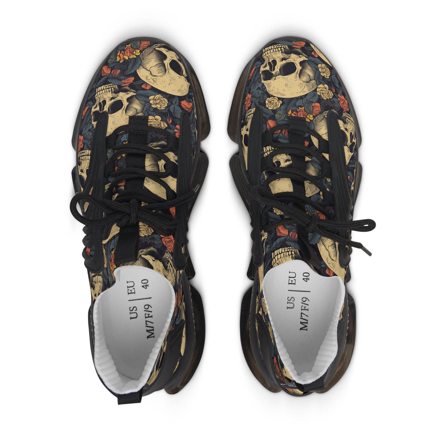 Vintage Skull Athletic Sneakers