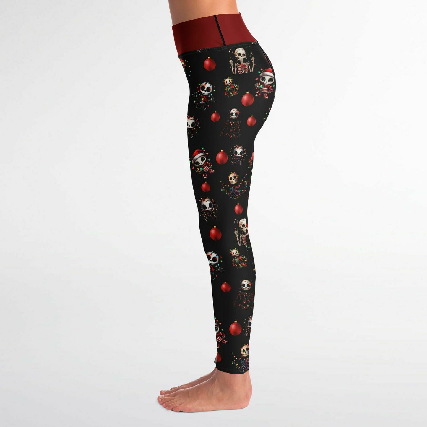 Festive Skeleton - Classic Athletic Leggings
