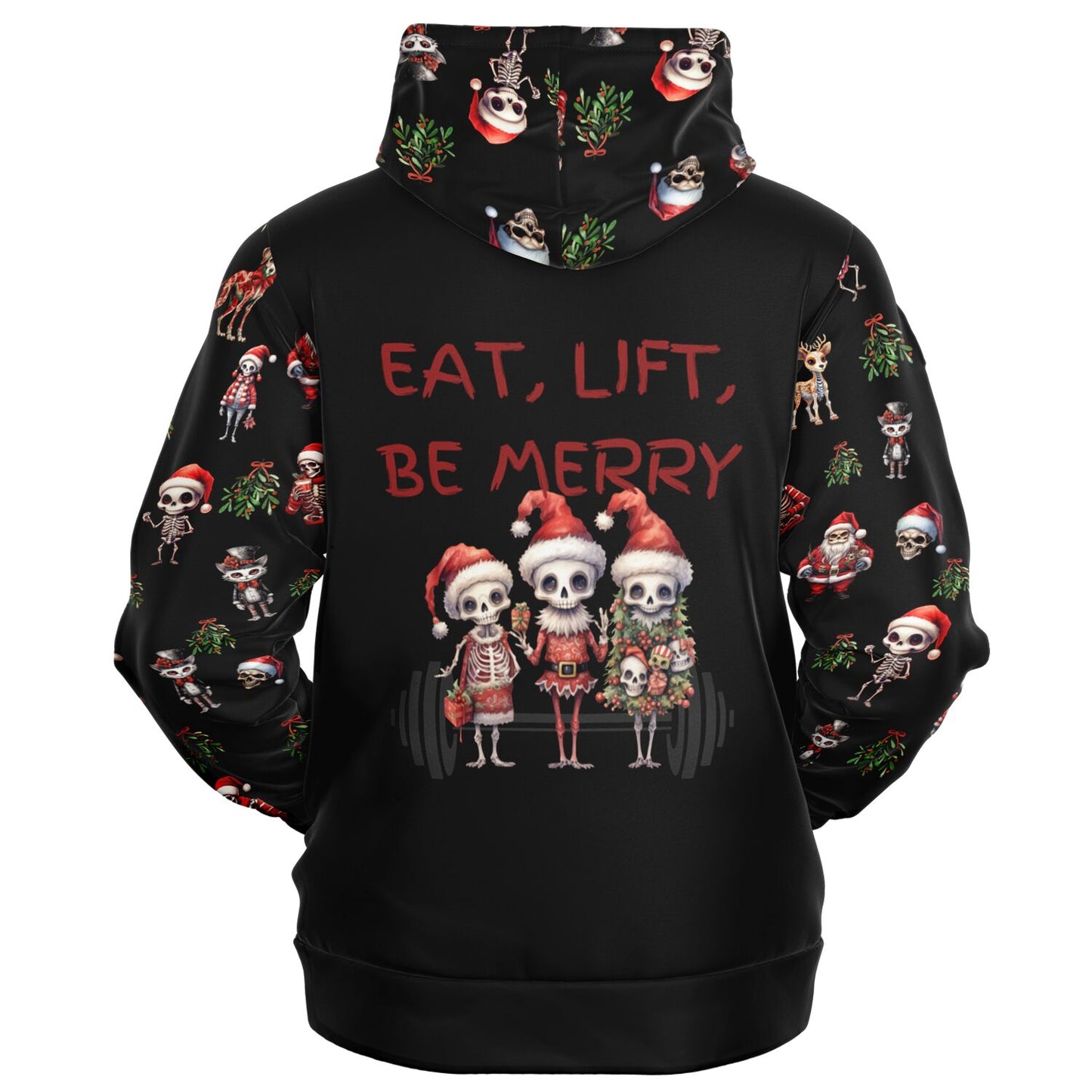 Skeleton Christmas - Athletic Hoodie