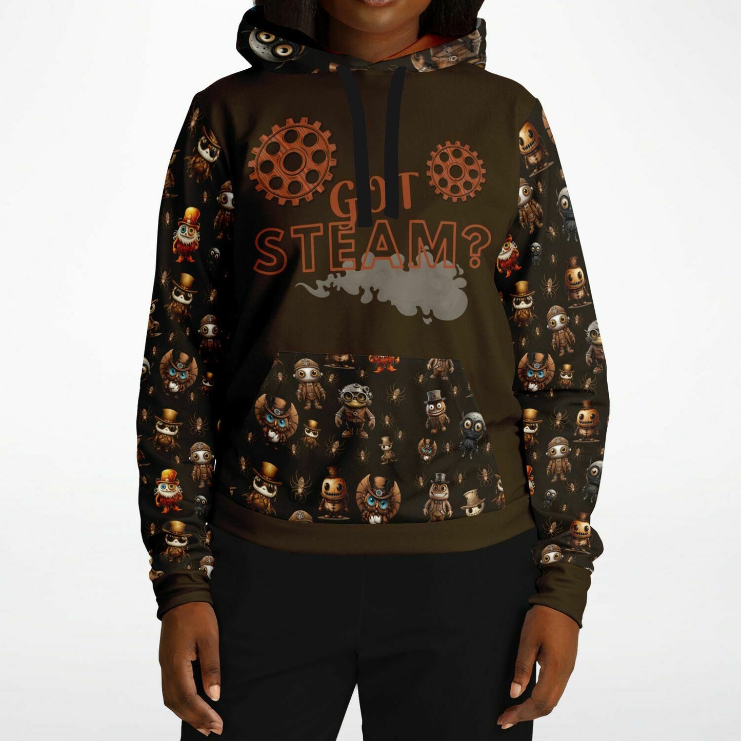 Athletic Hoodie - Misfit Steampunk Crew "Got Steam?" Adult