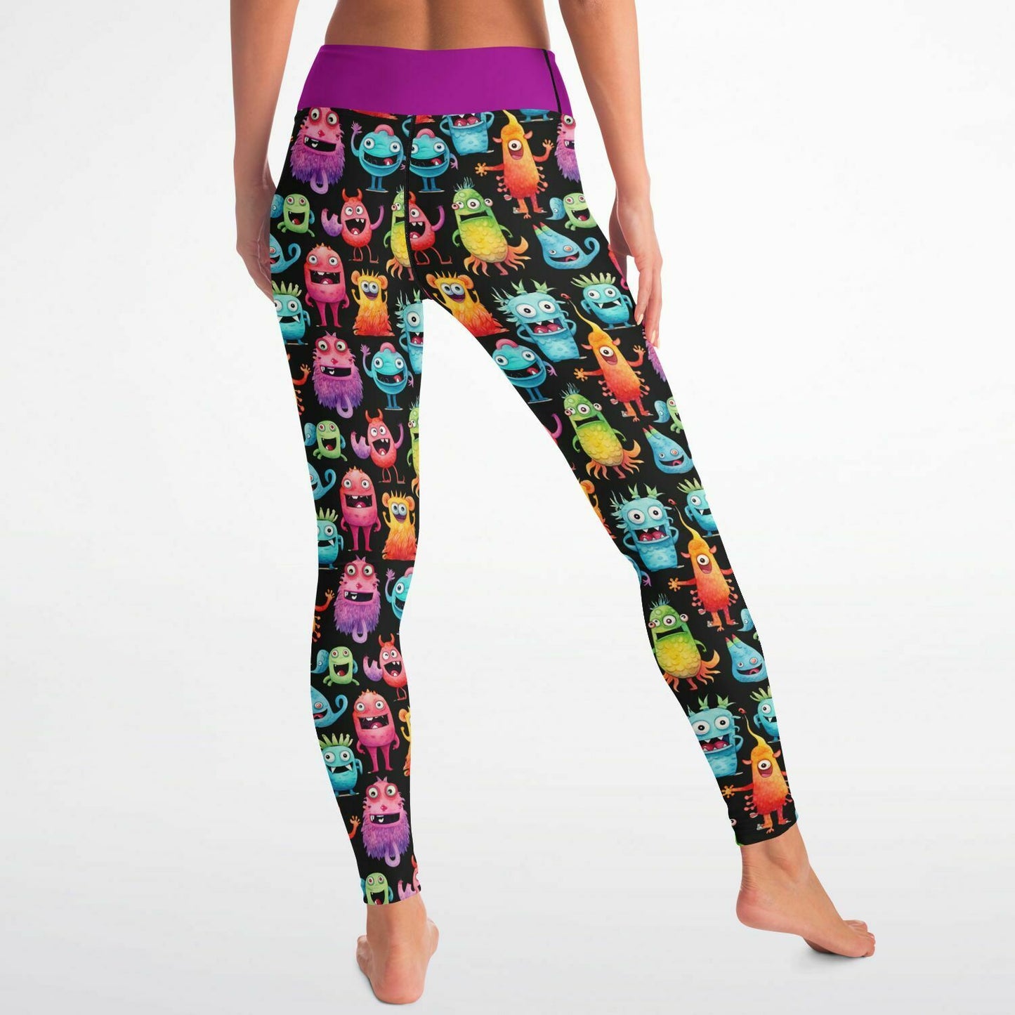 Cheerful "Monster in the Gym" - Classic Athletic Leggings