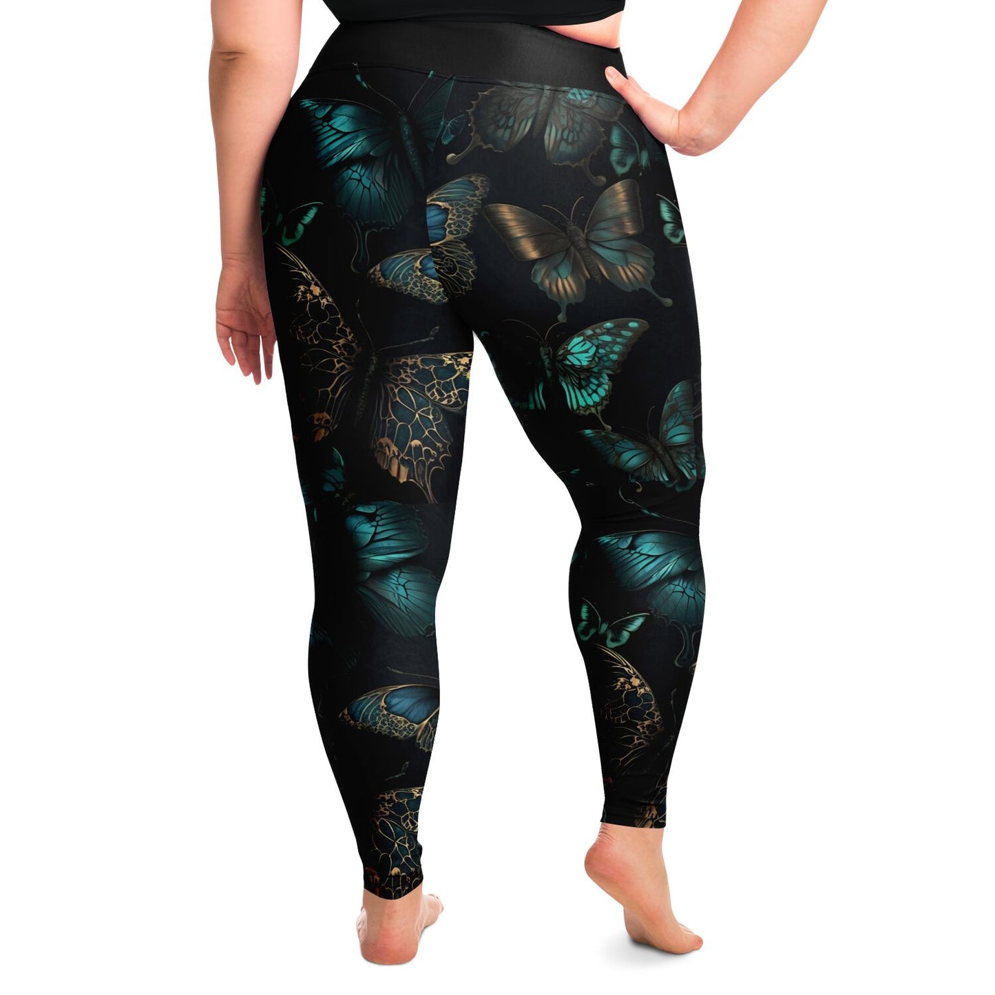 Dark Butterfly - Classic Athletic Legging - Plus