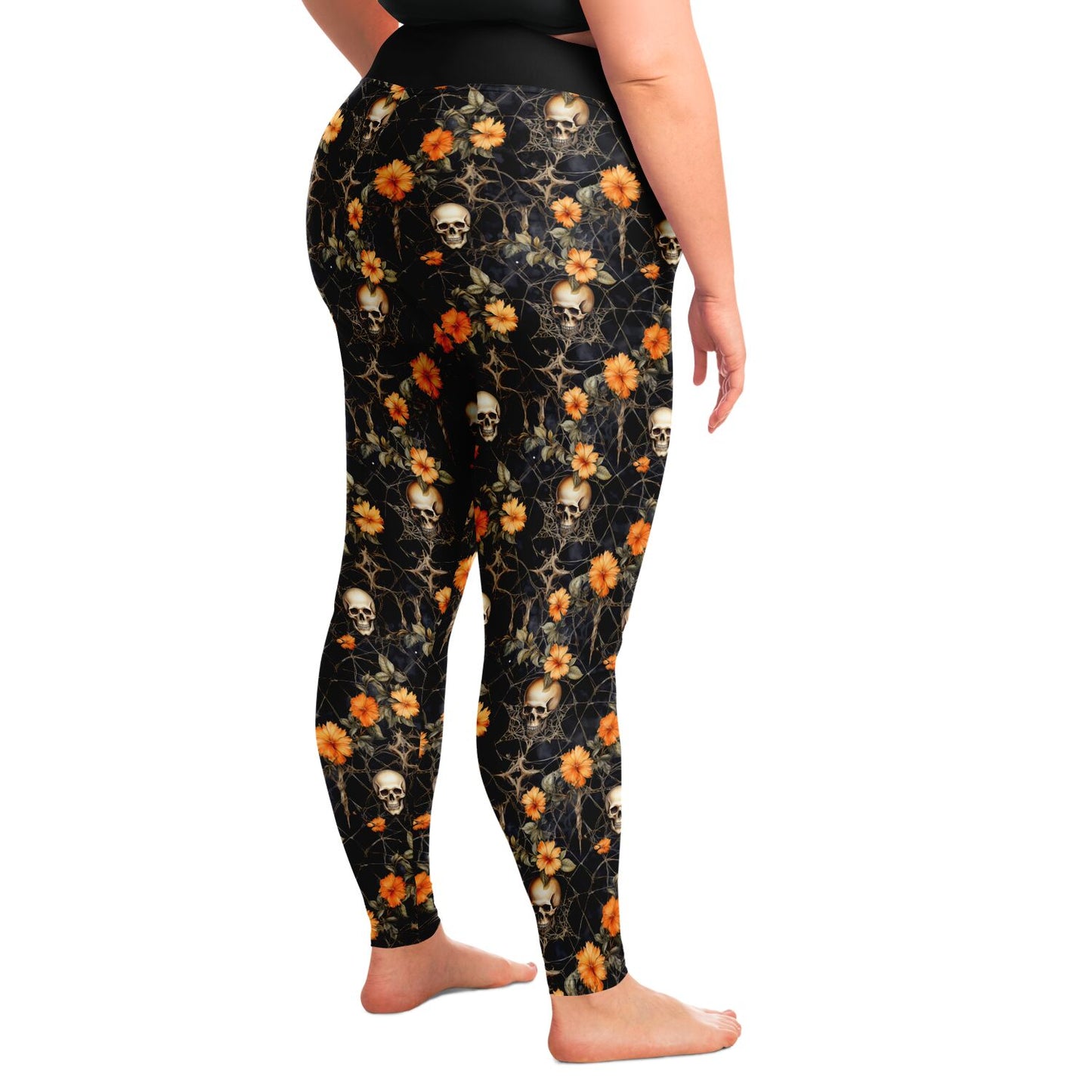 Halloween skull Classic Athletic Legging - plus