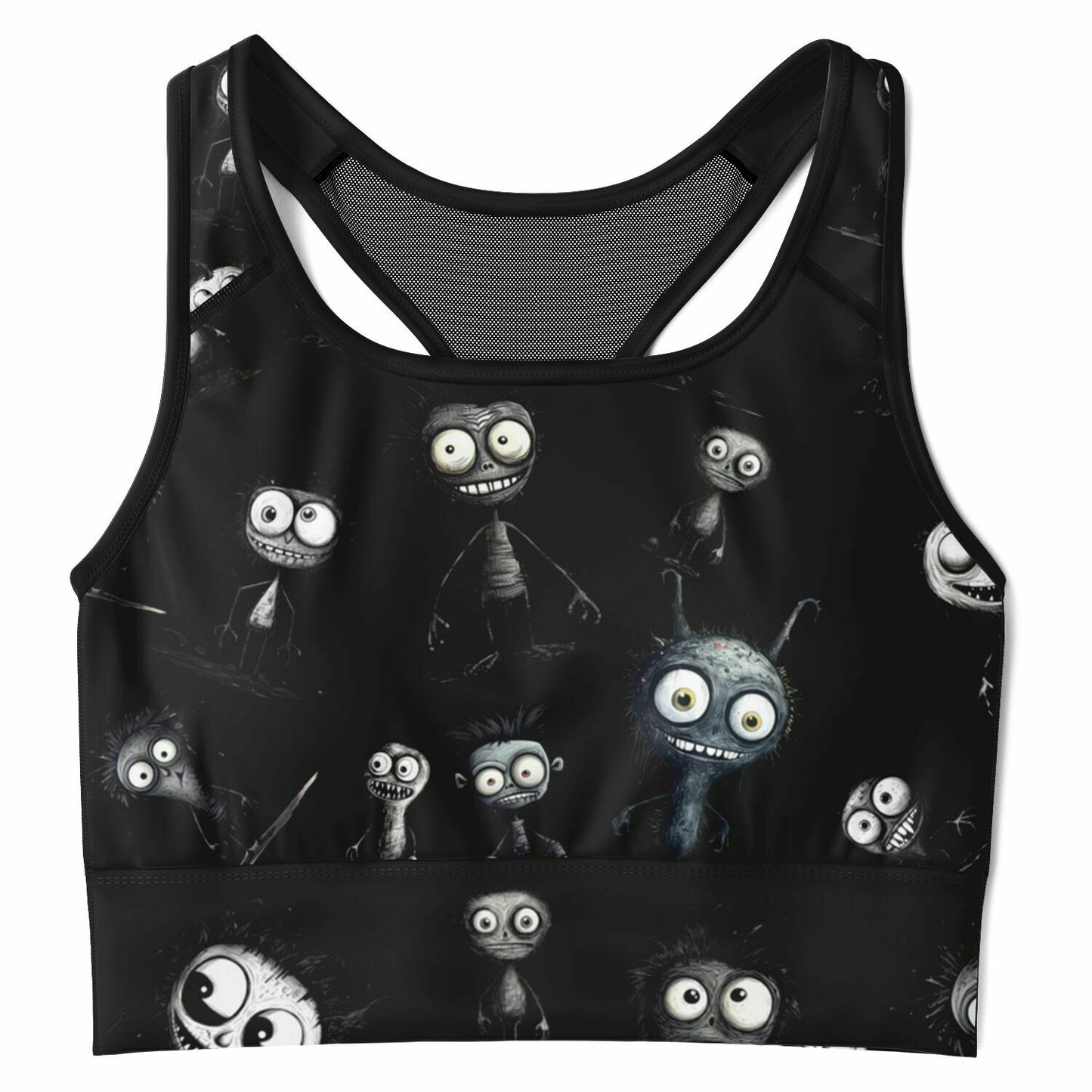 Mesh Padded Sports Bra - Misfit Monster