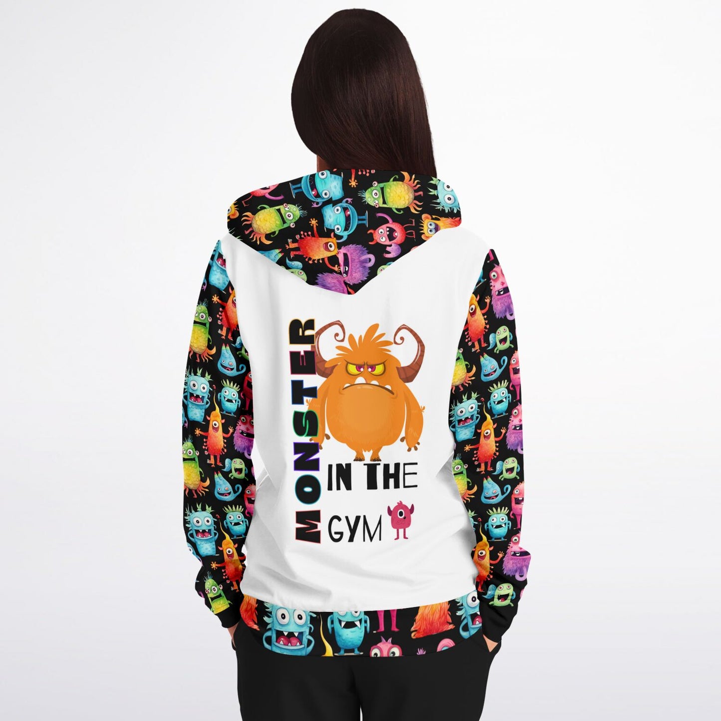 Cheerful Monster Athletic Hoodie
