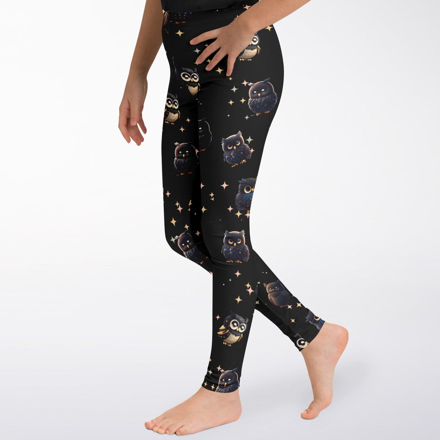 midnight owl - youth leggings