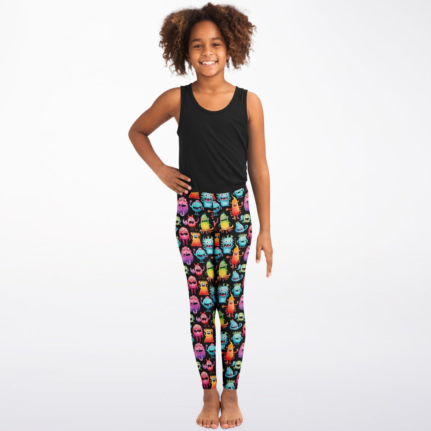 Cheerful monsters - youth leggings
