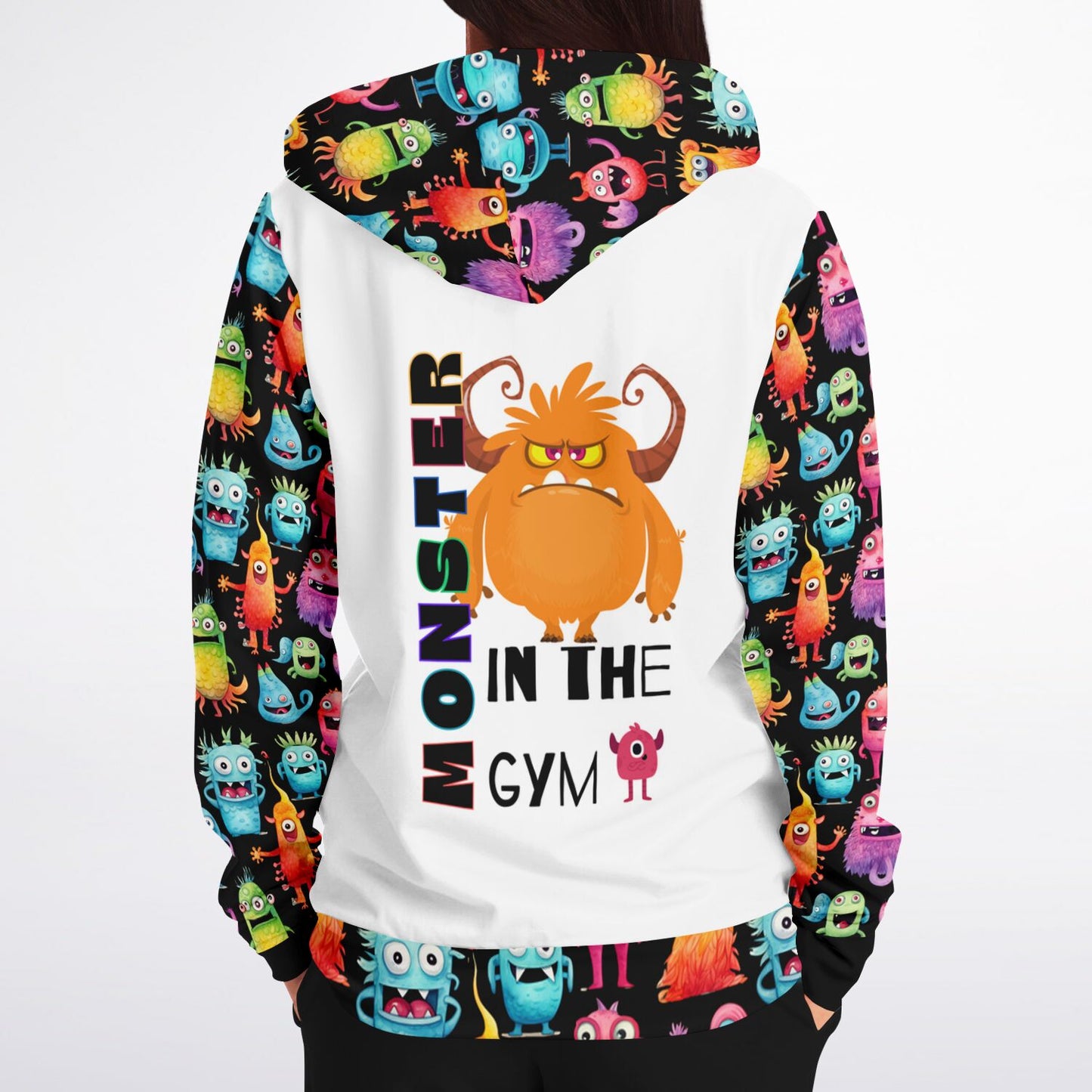 Cheerful Monster Athletic Hoodie