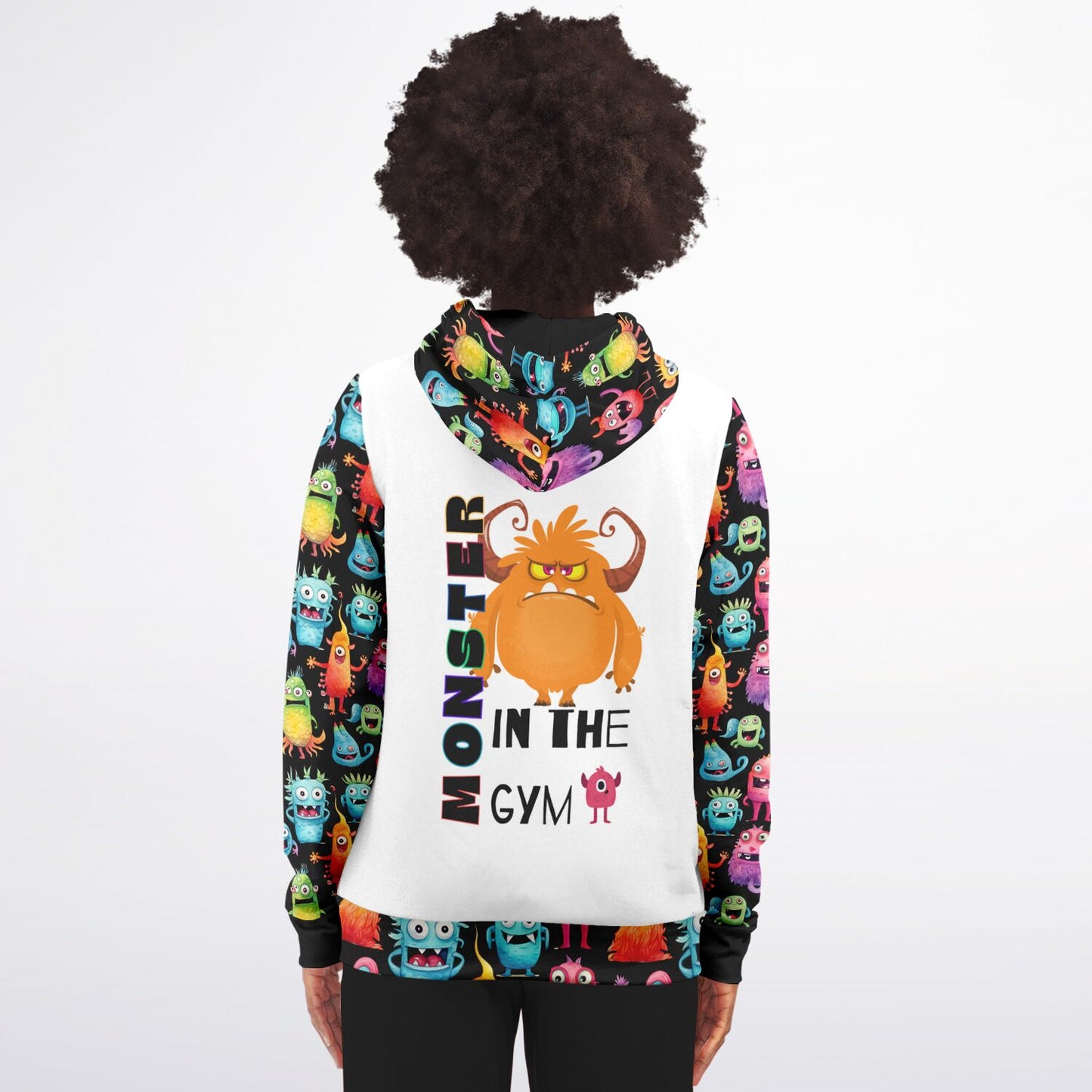 Cheerful Monster Athletic Hoodie