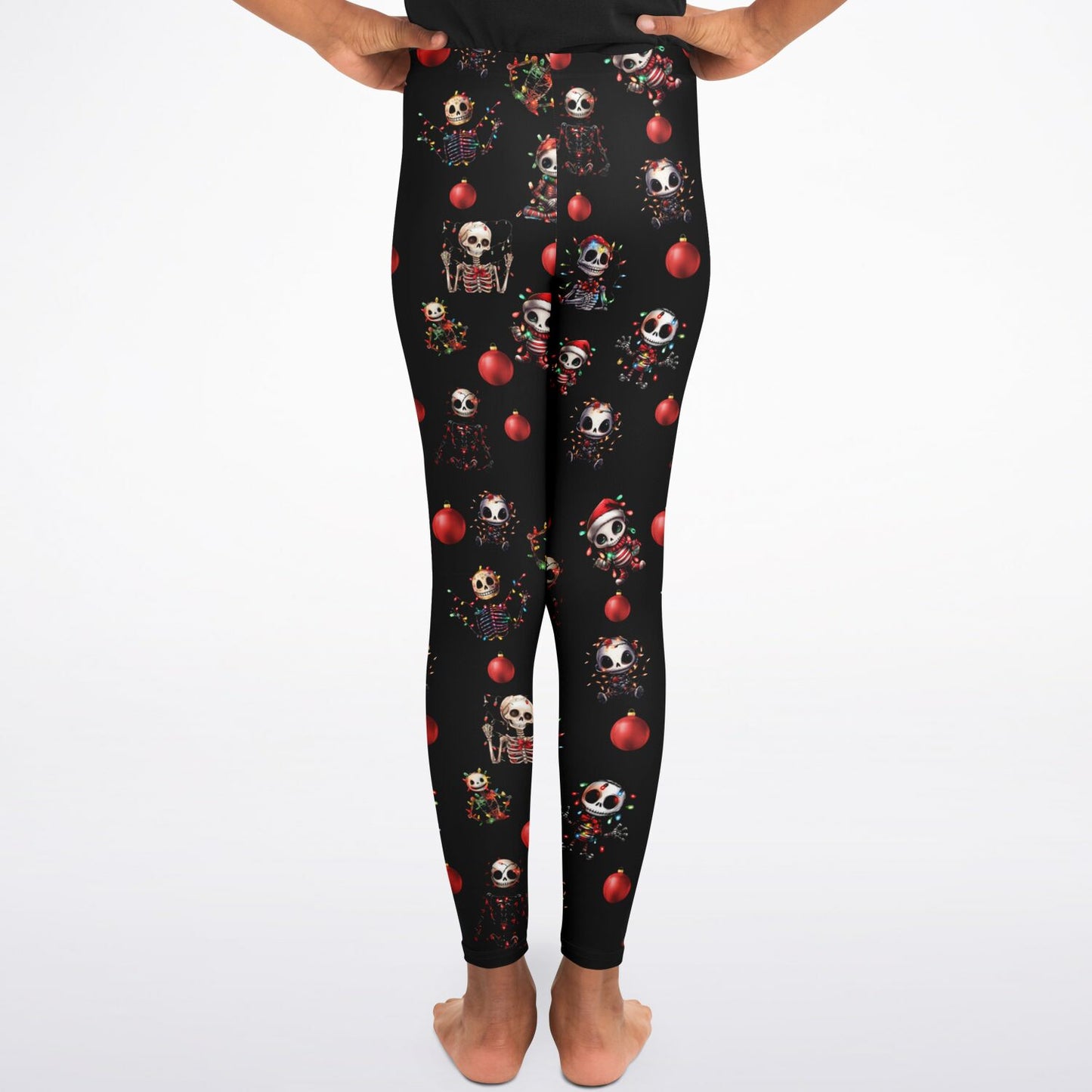Festive Skeleton - Small Child Leggings