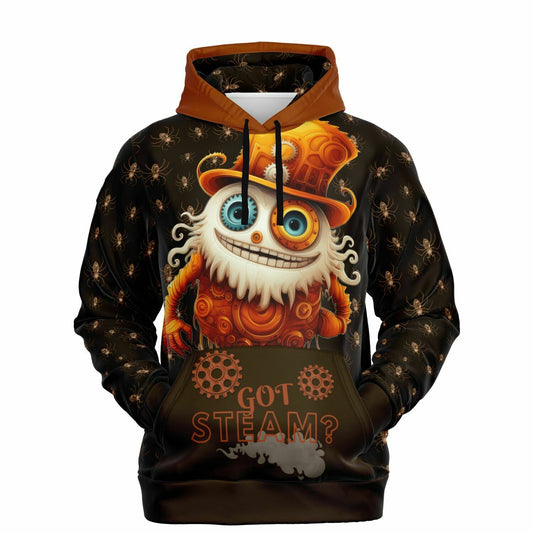 Athletic Hoodie - Misfit Steampunk Crew "Got Steam?"
