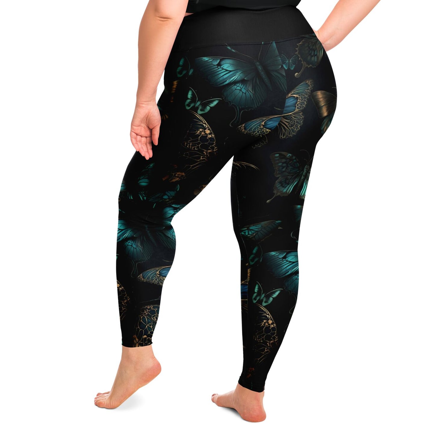 Dark Butterfly - Classic Athletic Legging - Plus