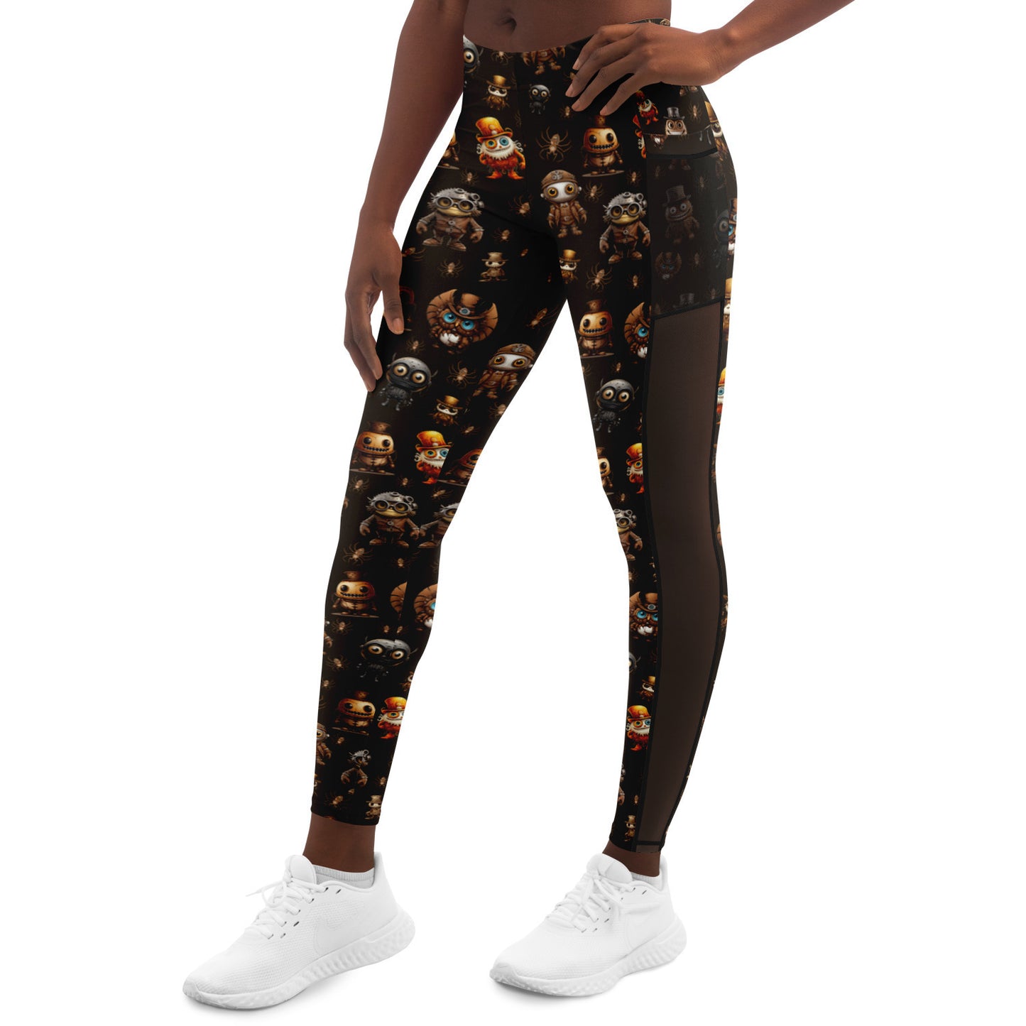 Mesh Pocket Legging - Misfit Steampunk Crew