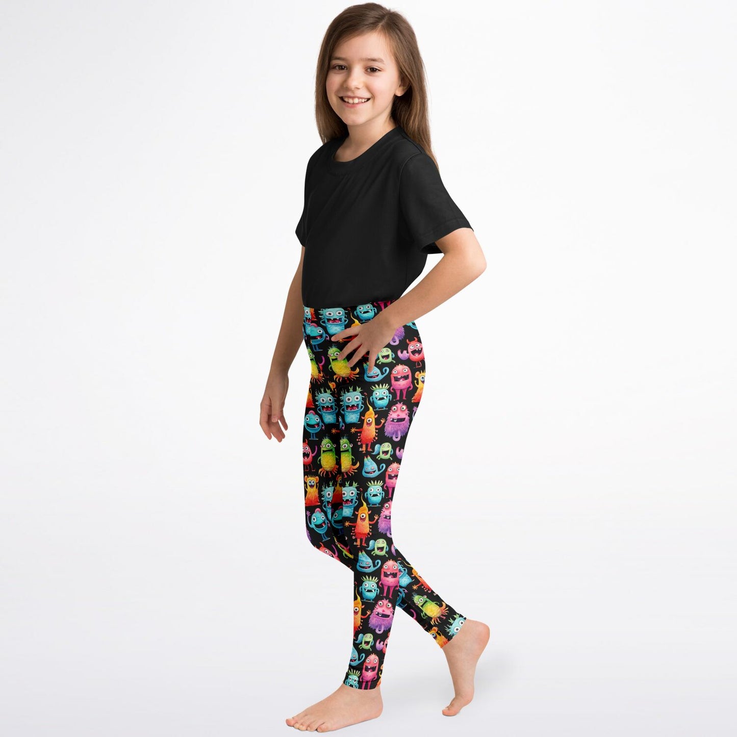 Cheerful monsters - youth leggings