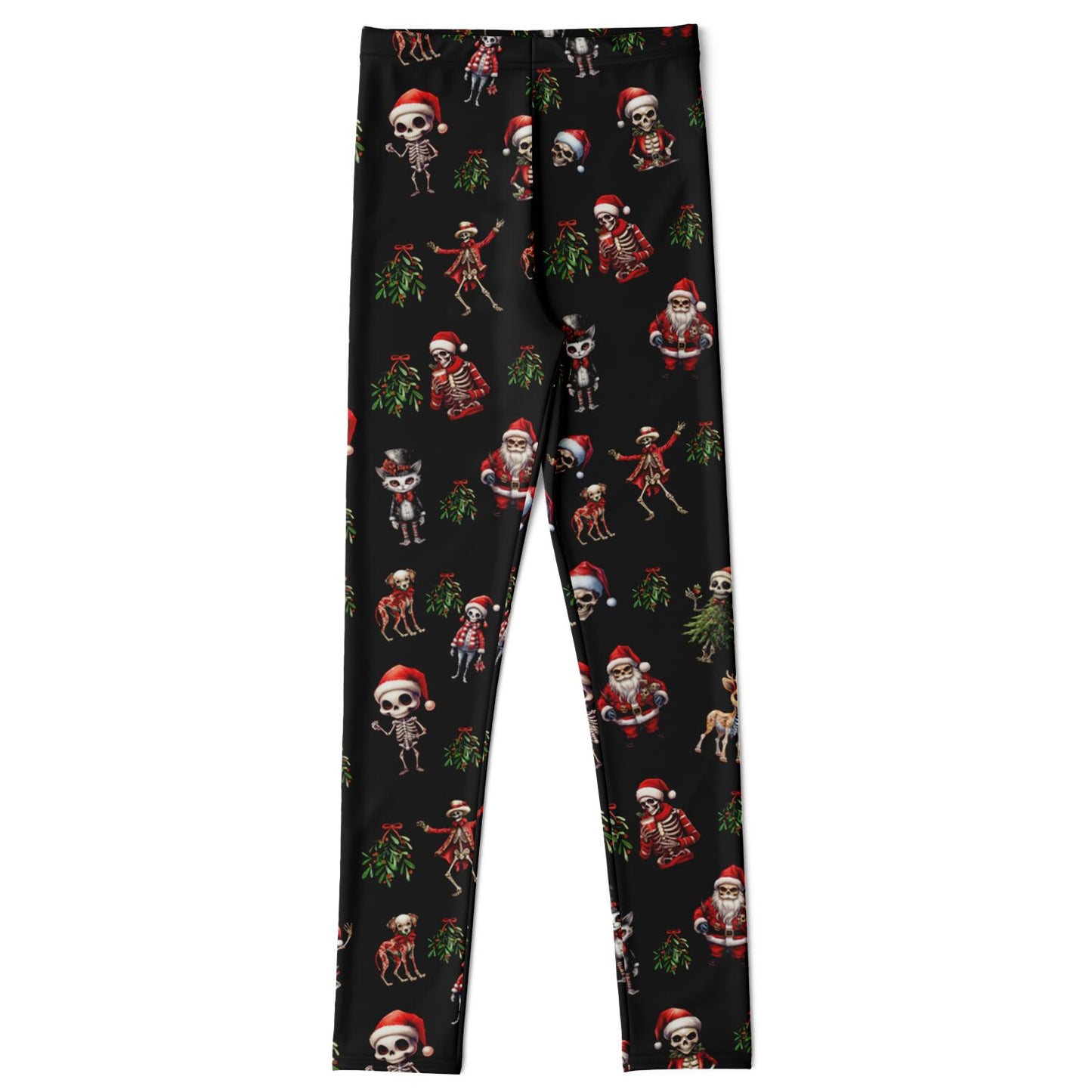 Skeleton Christmas - small child leggings