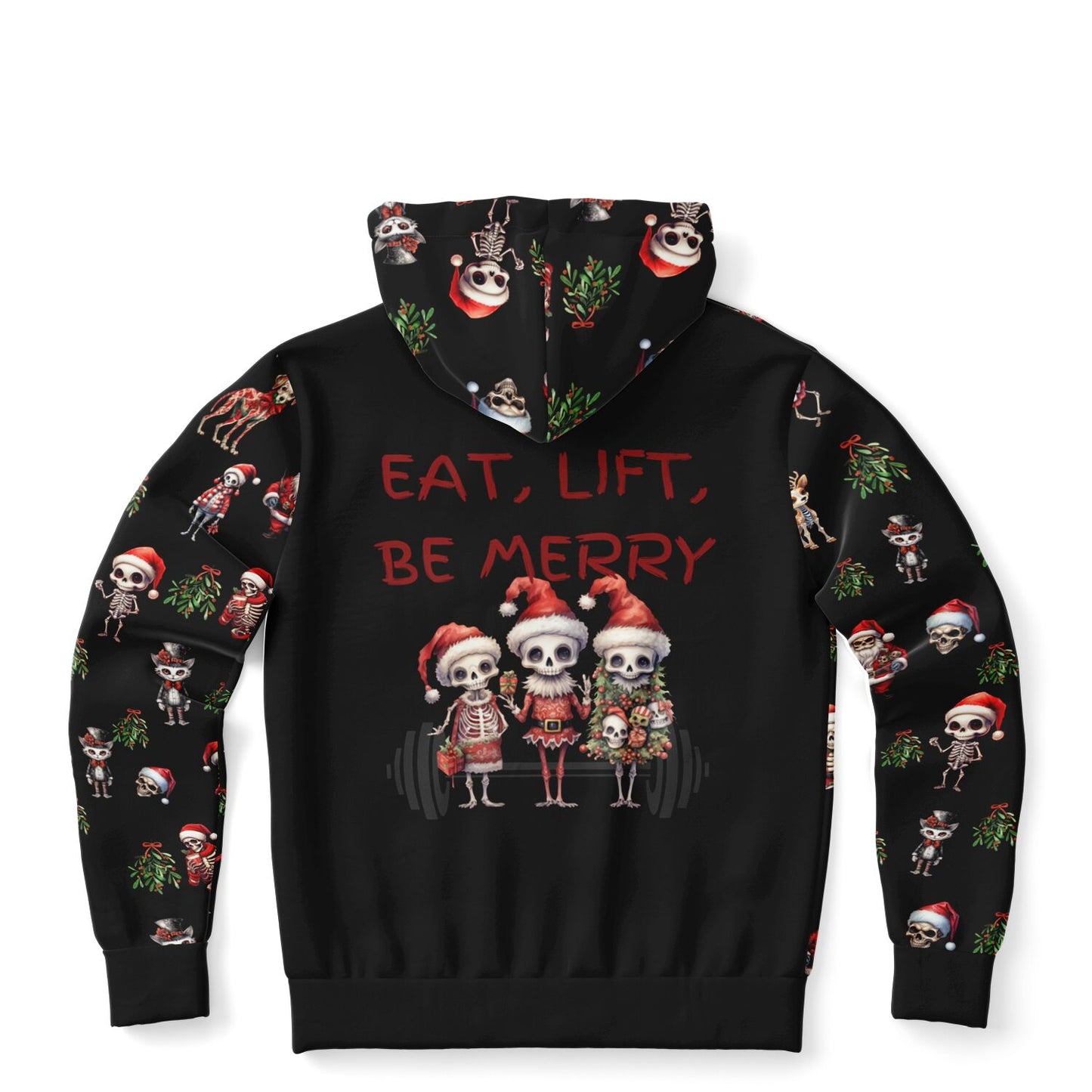 Skeleton Christmas - Athletic Hoodie