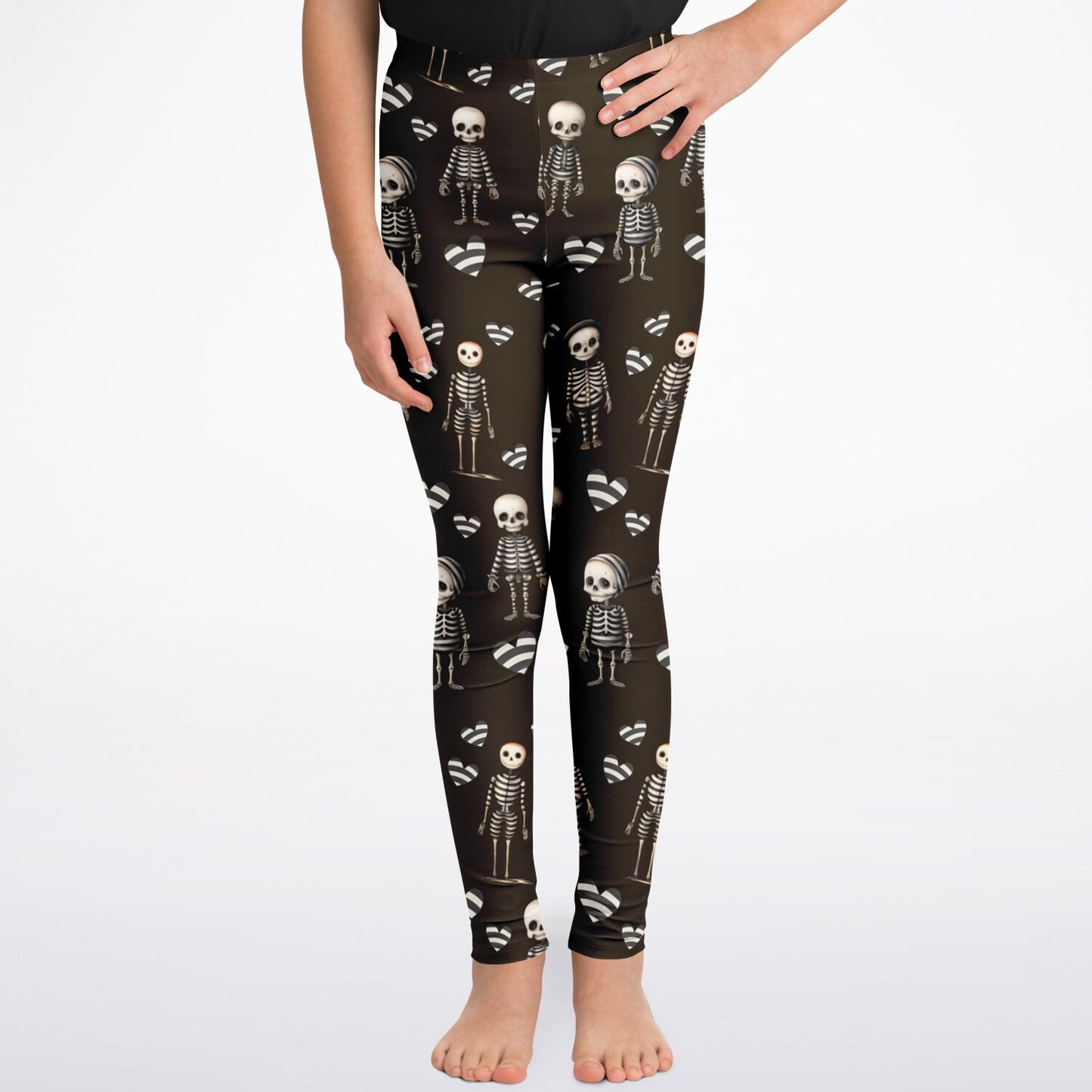 Skeleton - youth leggings