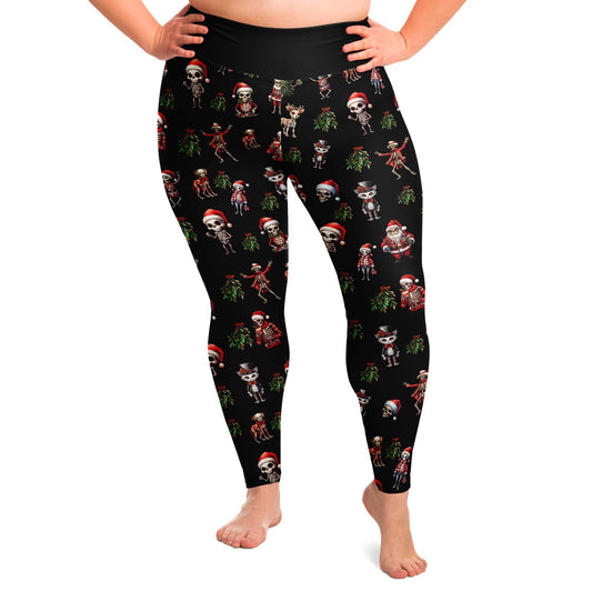 Skeleton Christmas - Classic Athletic Leggings Plus