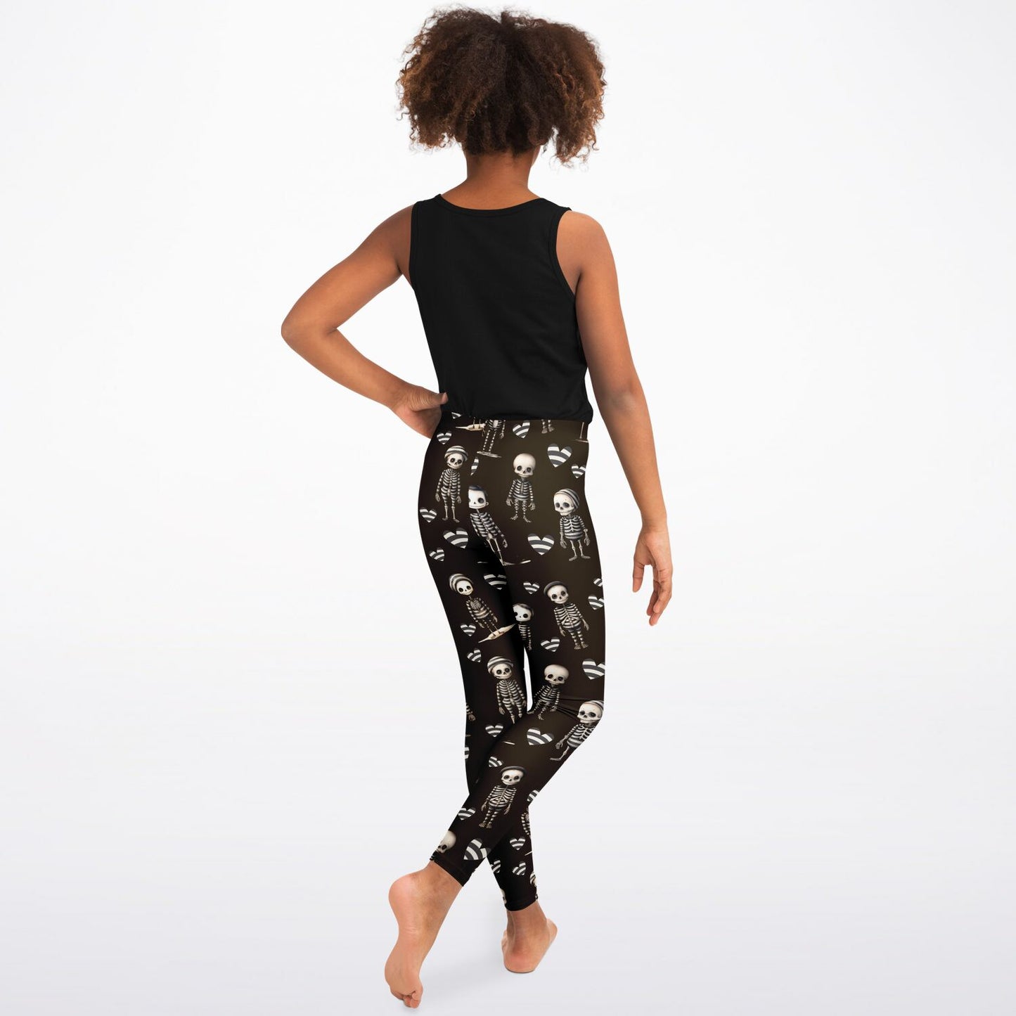 Skeleton - youth leggings