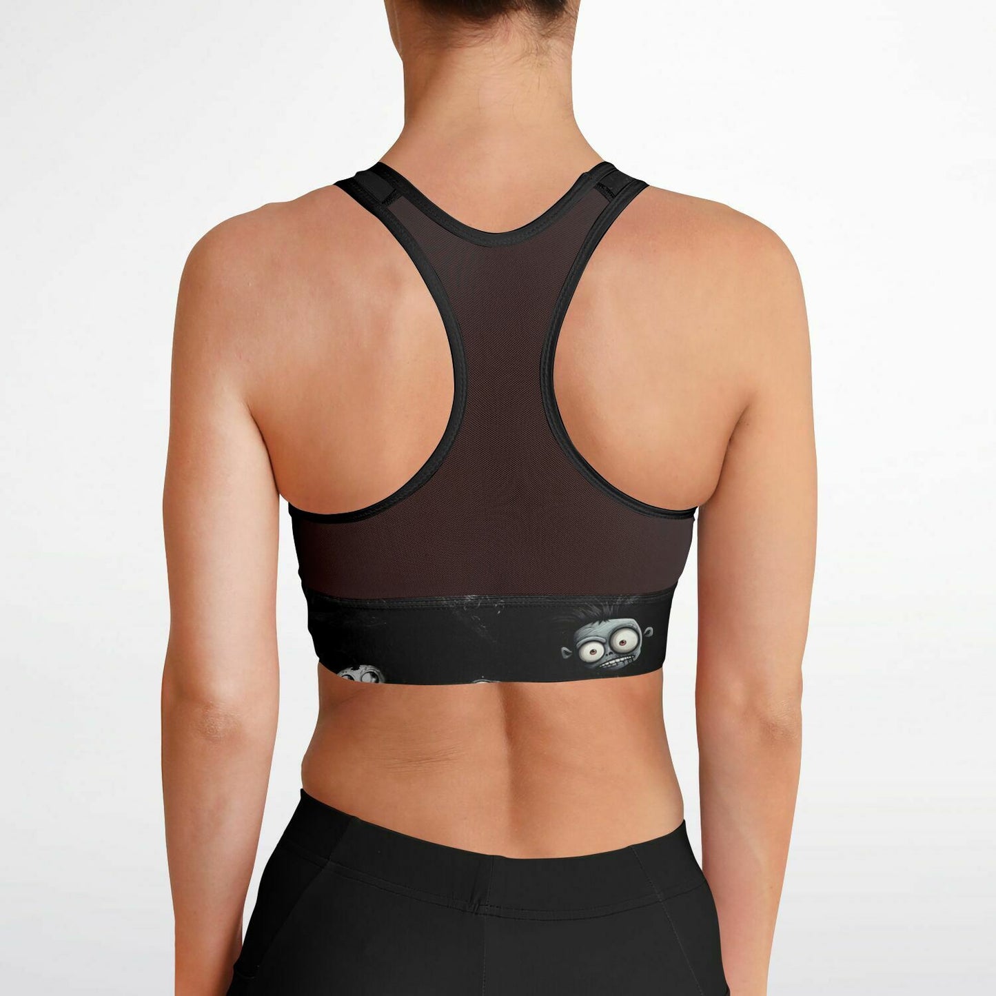 Mesh Padded Sports Bra - Misfit Monster