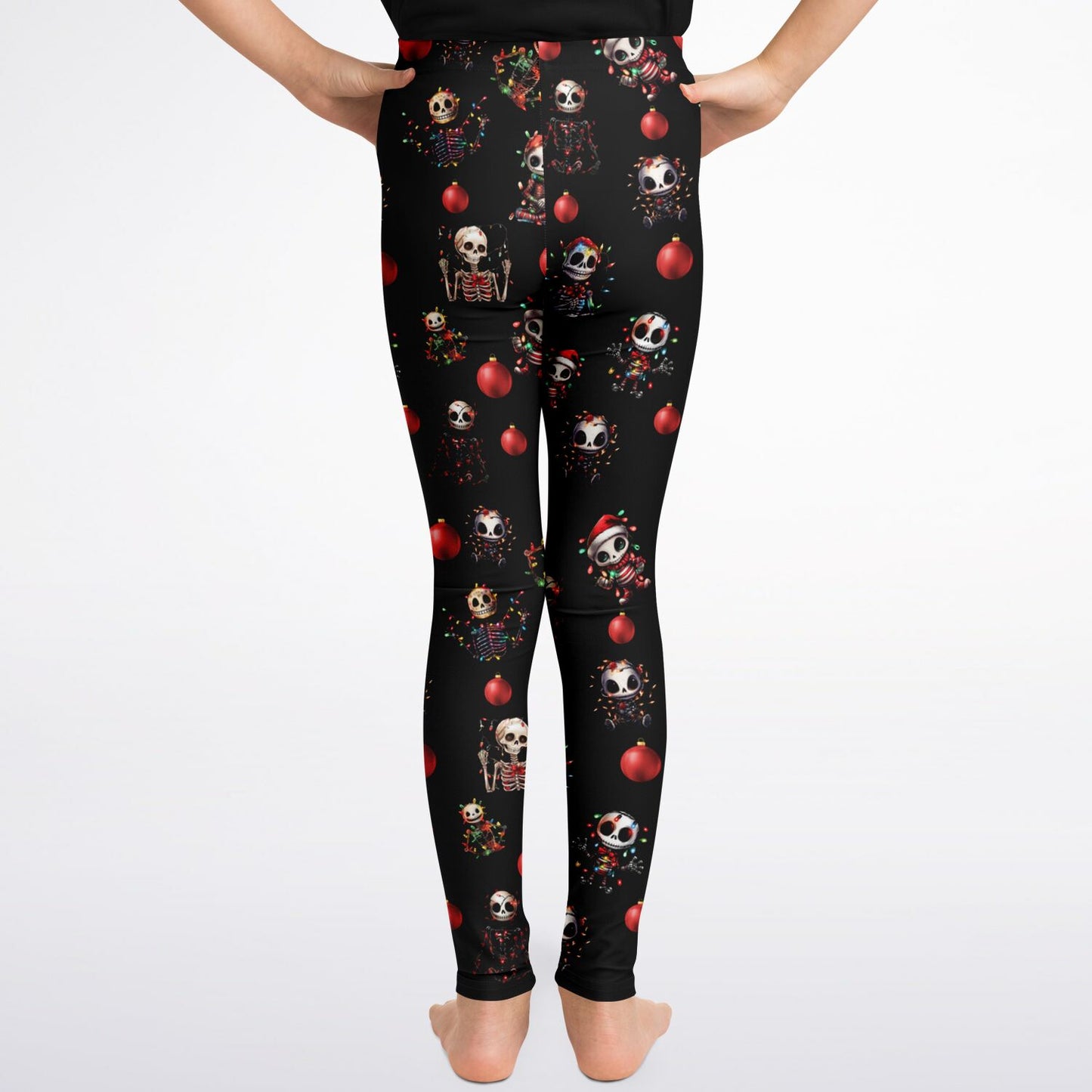 Festive Skeleton - Small Child Leggings