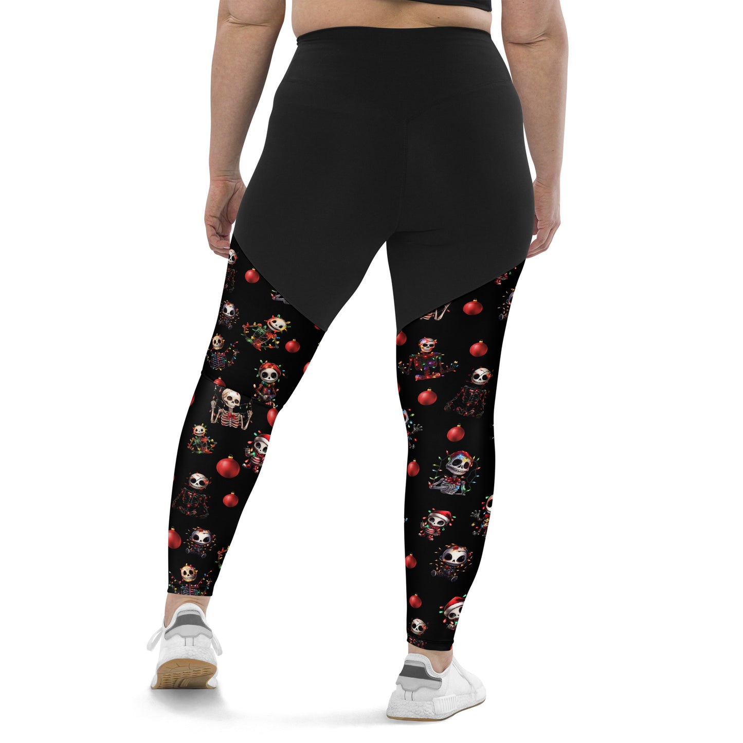 Performance Leggings - Festive Skeleton