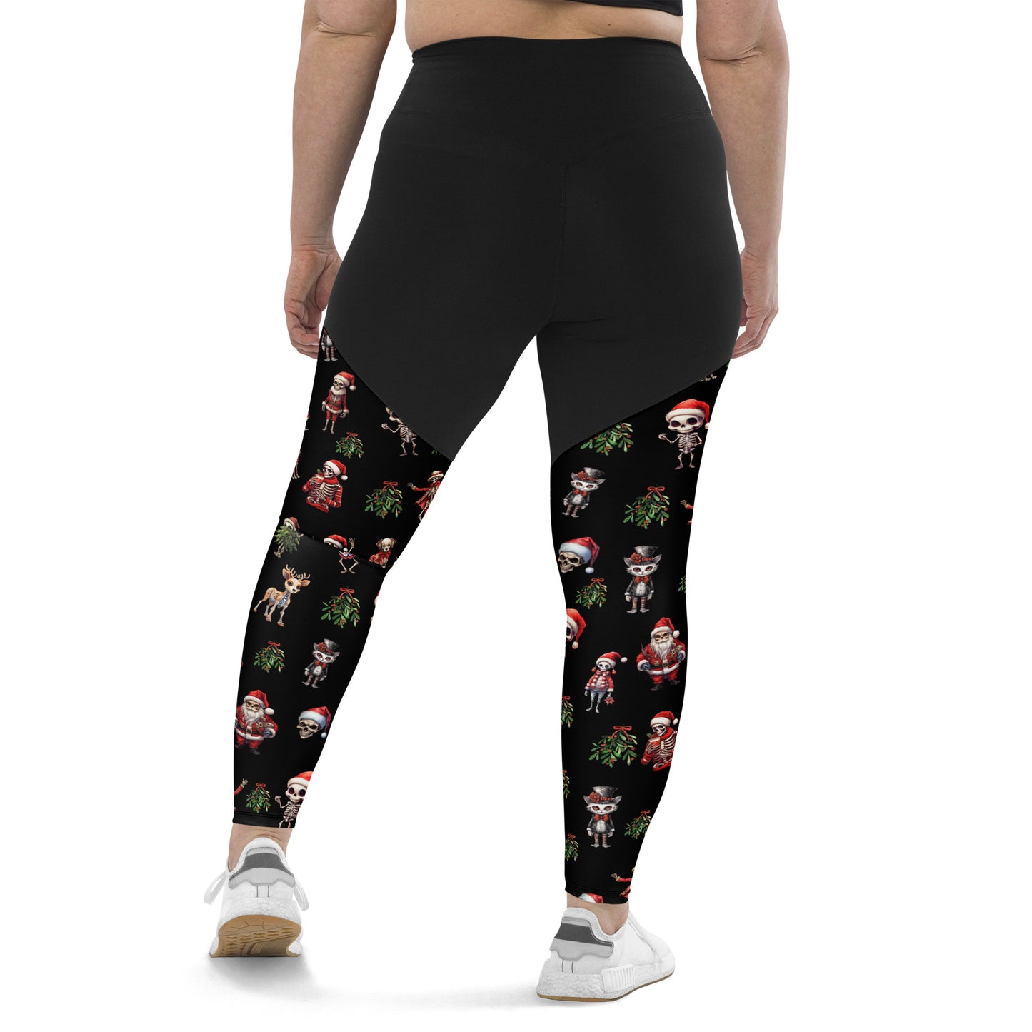 Performance Leggings - Skeleton Christmas