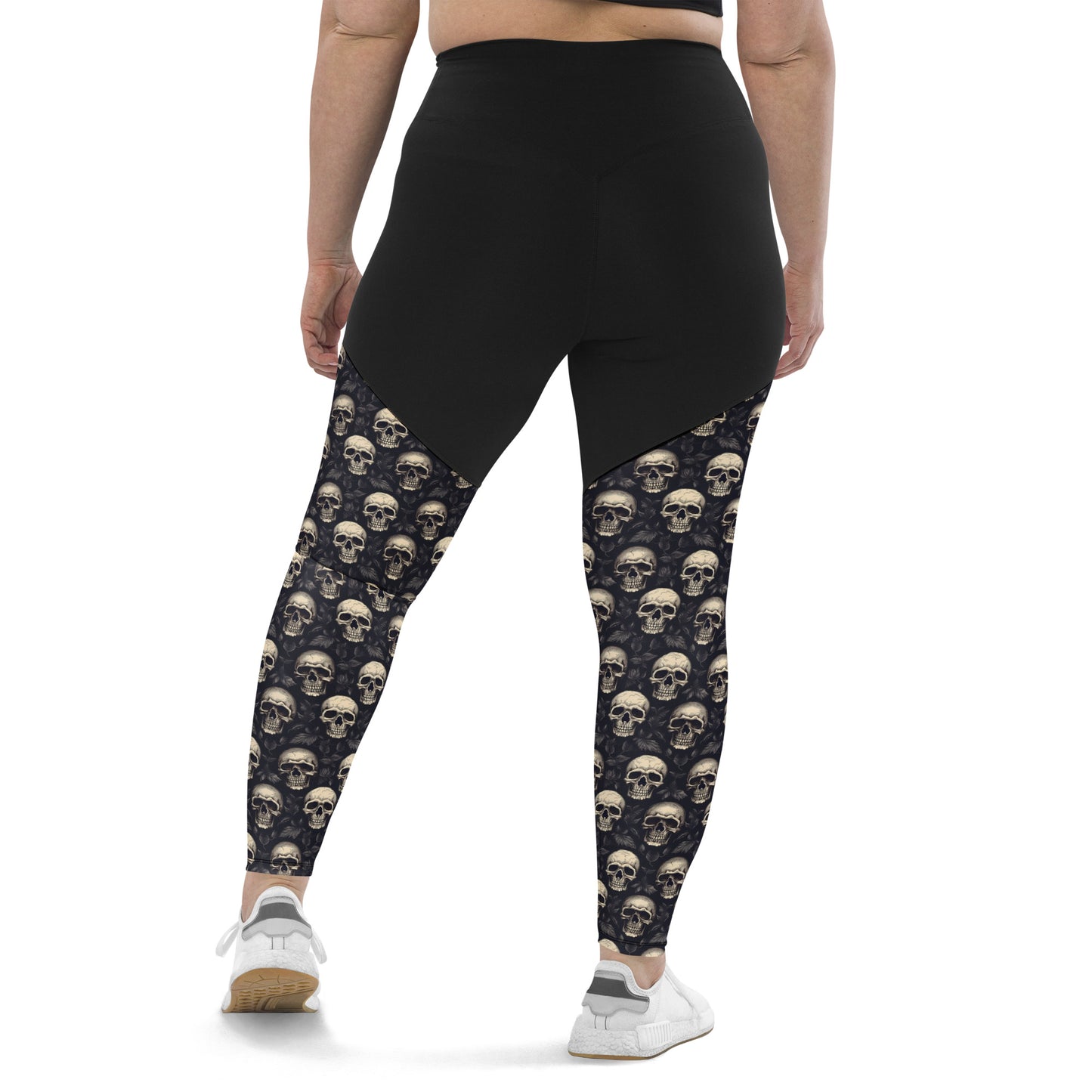 Performance Leggings - Gothic Skull