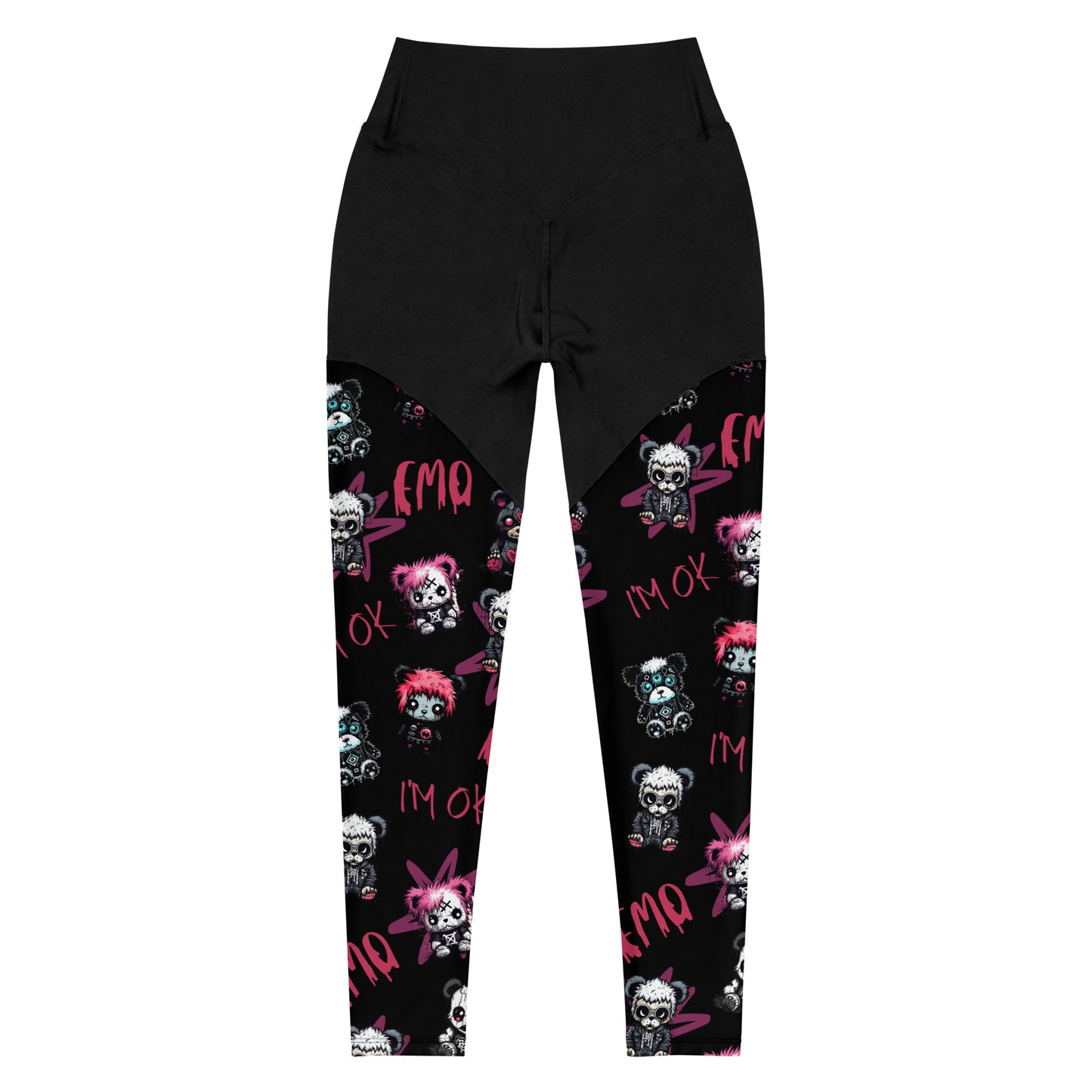 Performance Leggings - Emo Teddy Gang