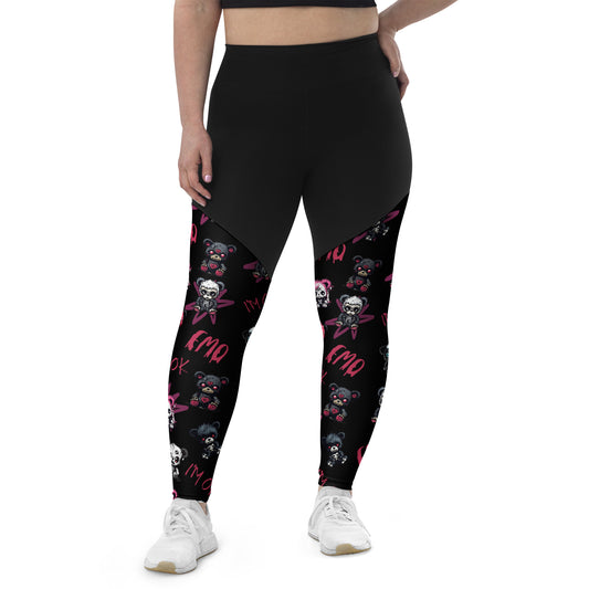 Performance Leggings - Emo Teddy Gang