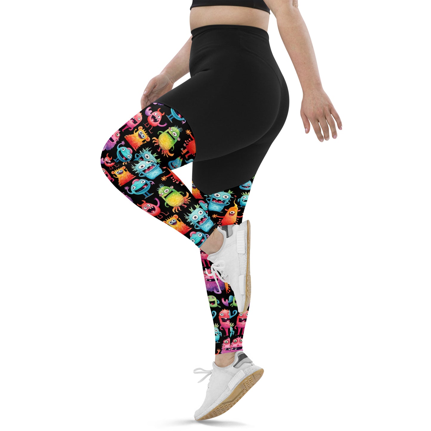 Performance Leggings - Cheerful Monster
