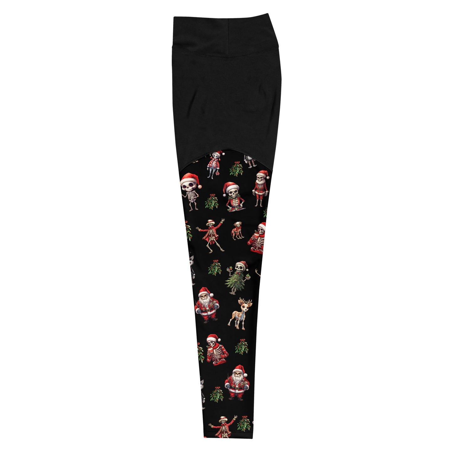Performance Leggings - Skeleton Christmas