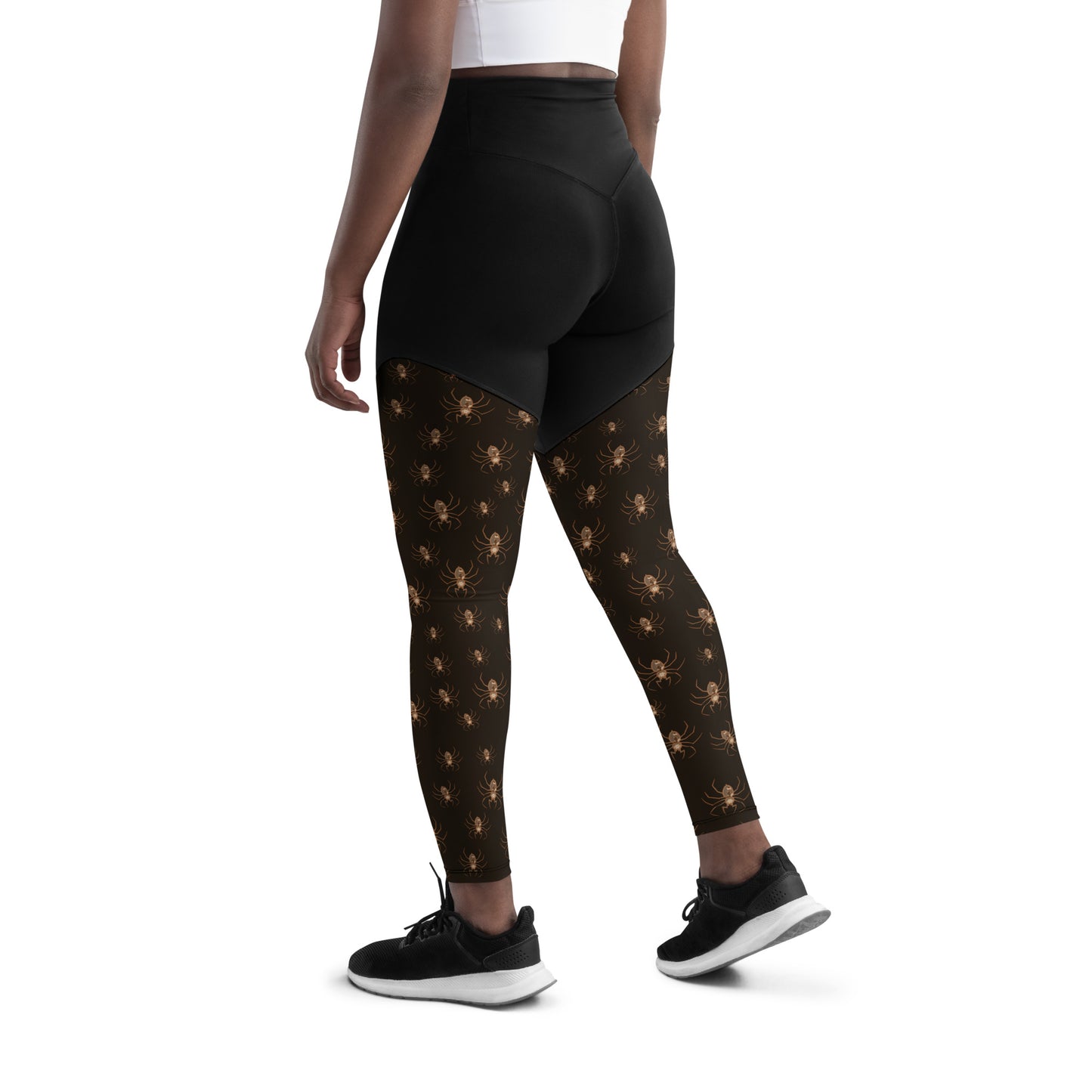 Performance Leggings - Misfit Steam Punk Crew Spiders