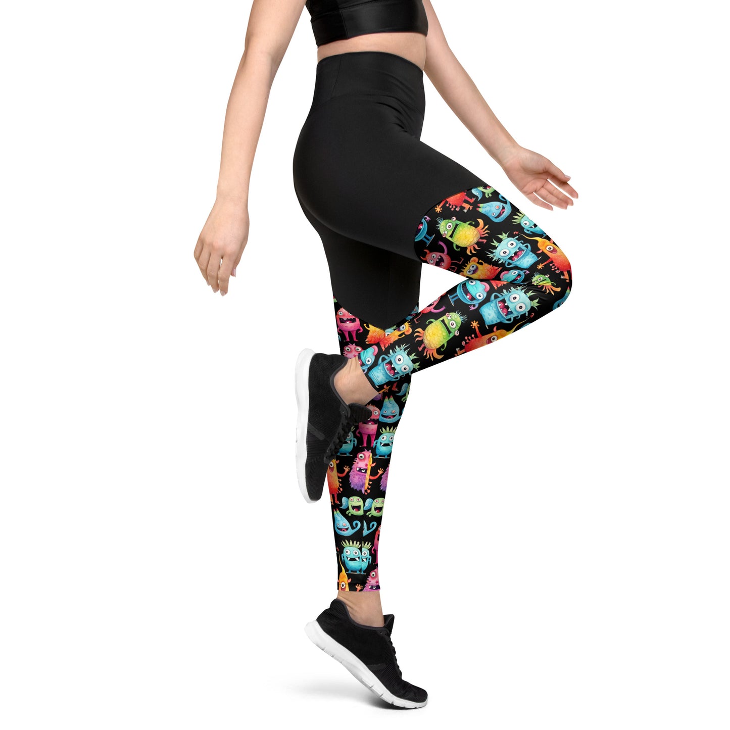 Performance Leggings - Cheerful Monster