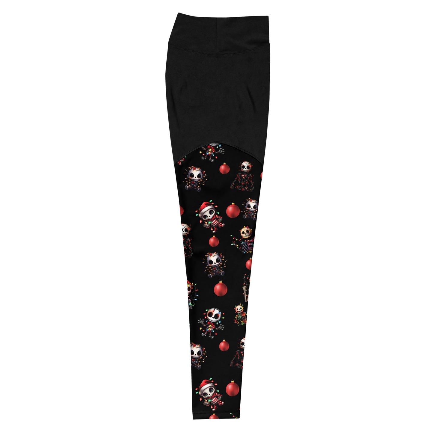 Performance Leggings - Festive Skeleton