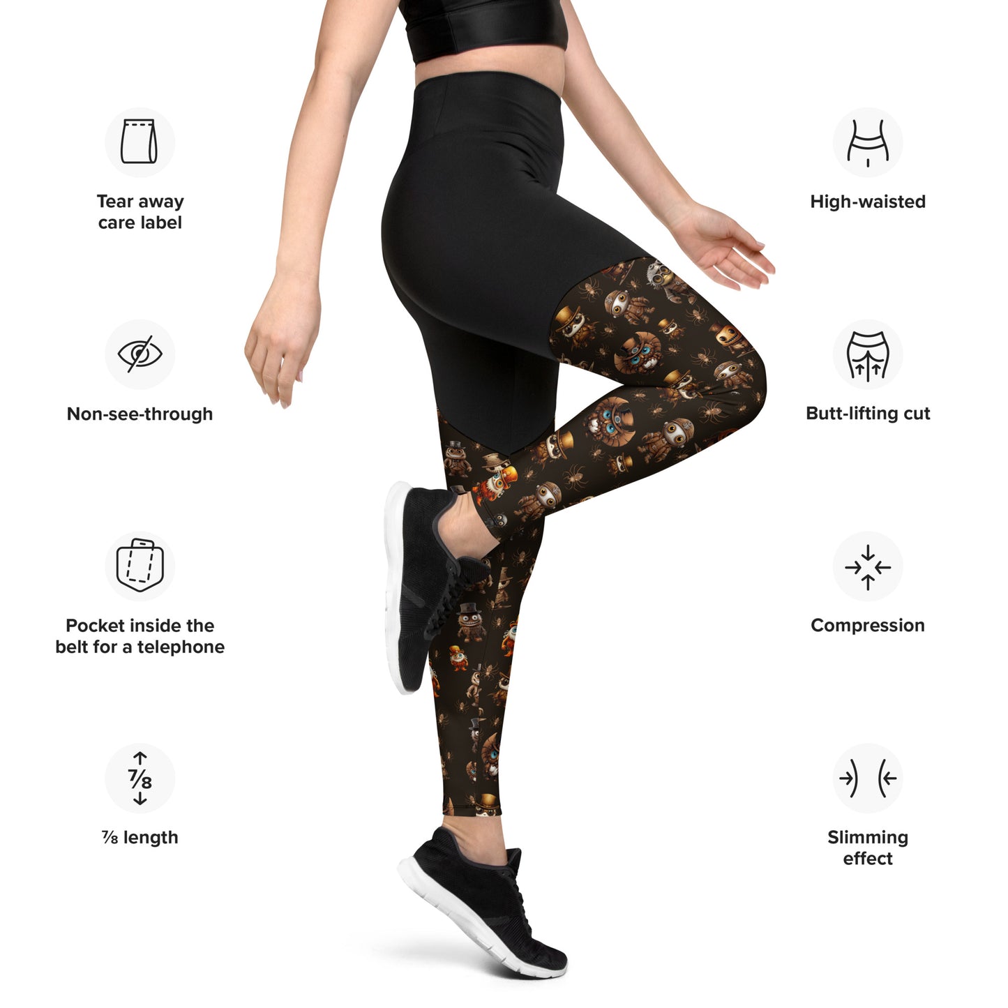Performance Leggings - Misfit Steampunk Crew