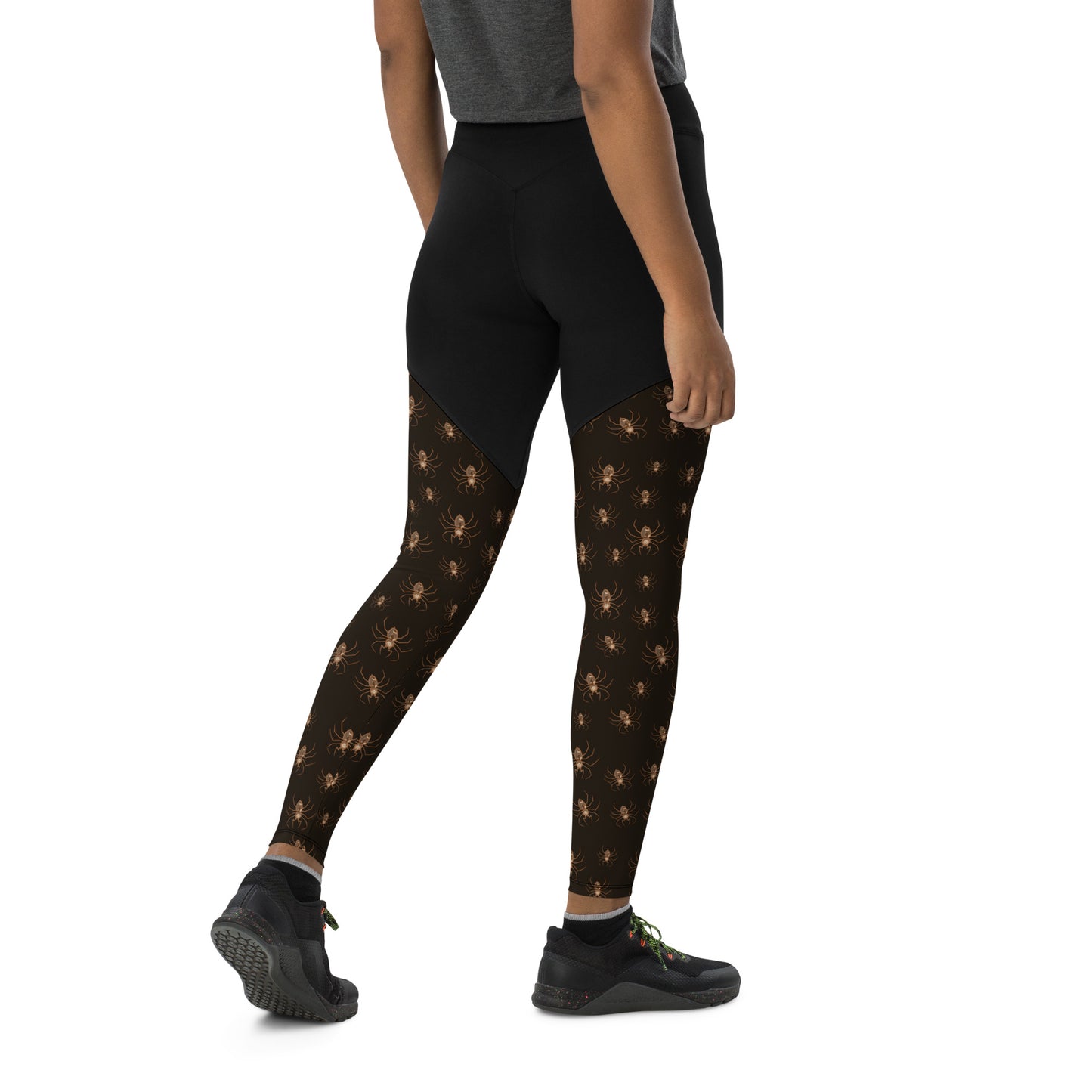Performance Leggings - Misfit Steam Punk Crew Spiders