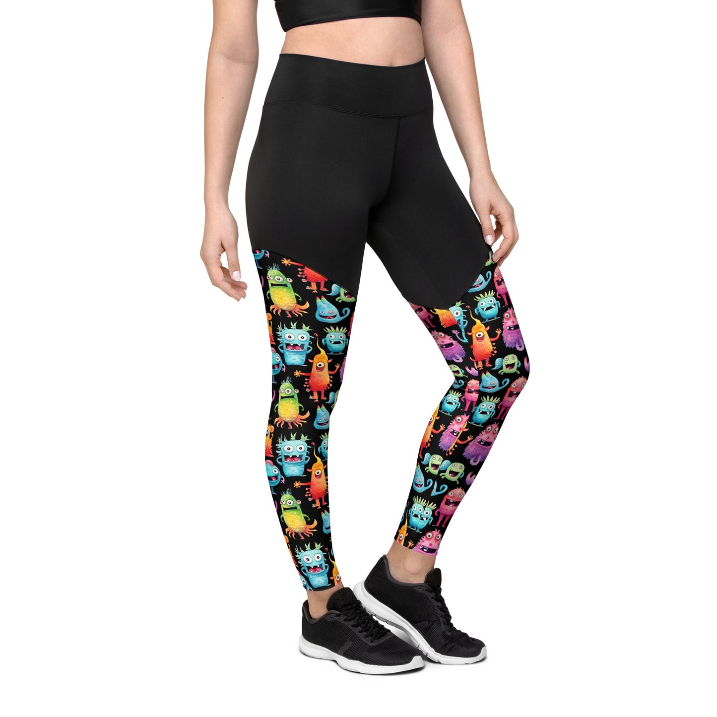 Performance Leggings - Cheerful Monster