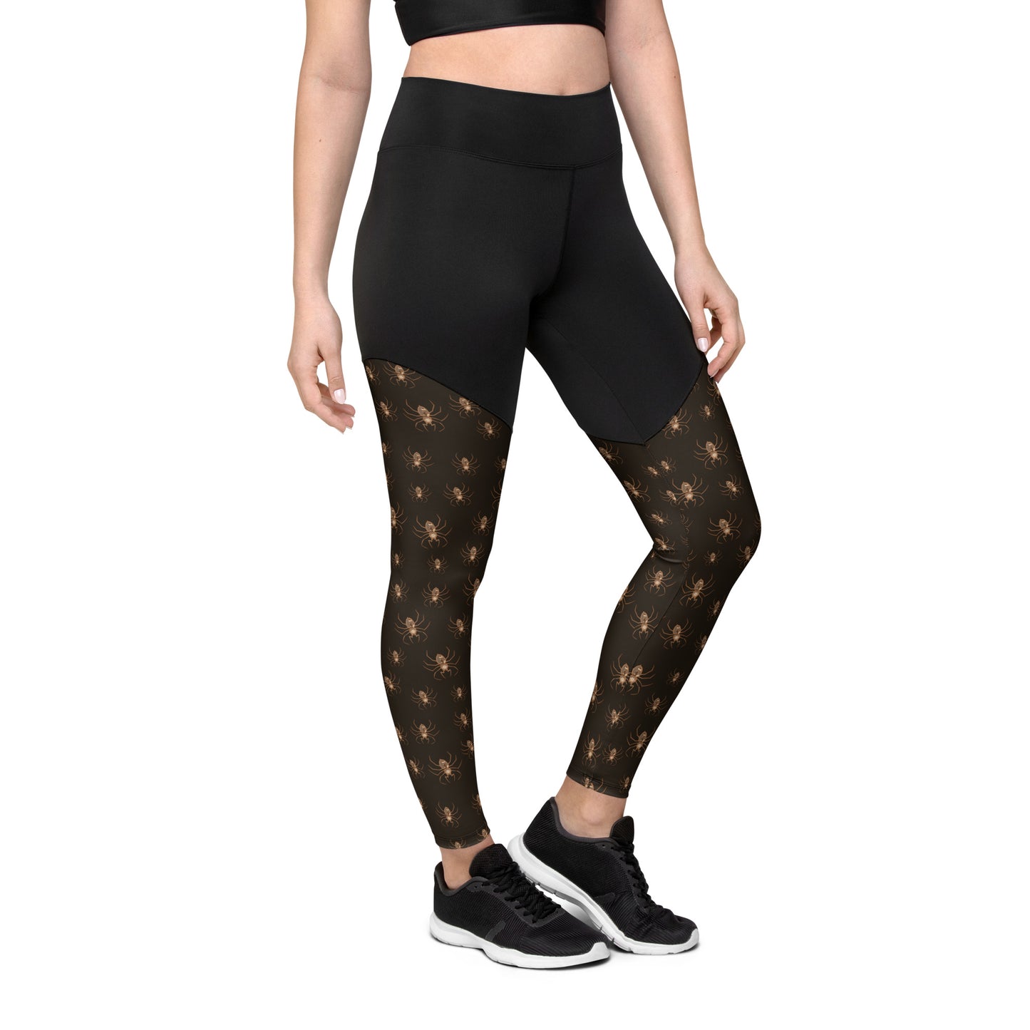 Performance Leggings - Misfit Steam Punk Crew Spiders