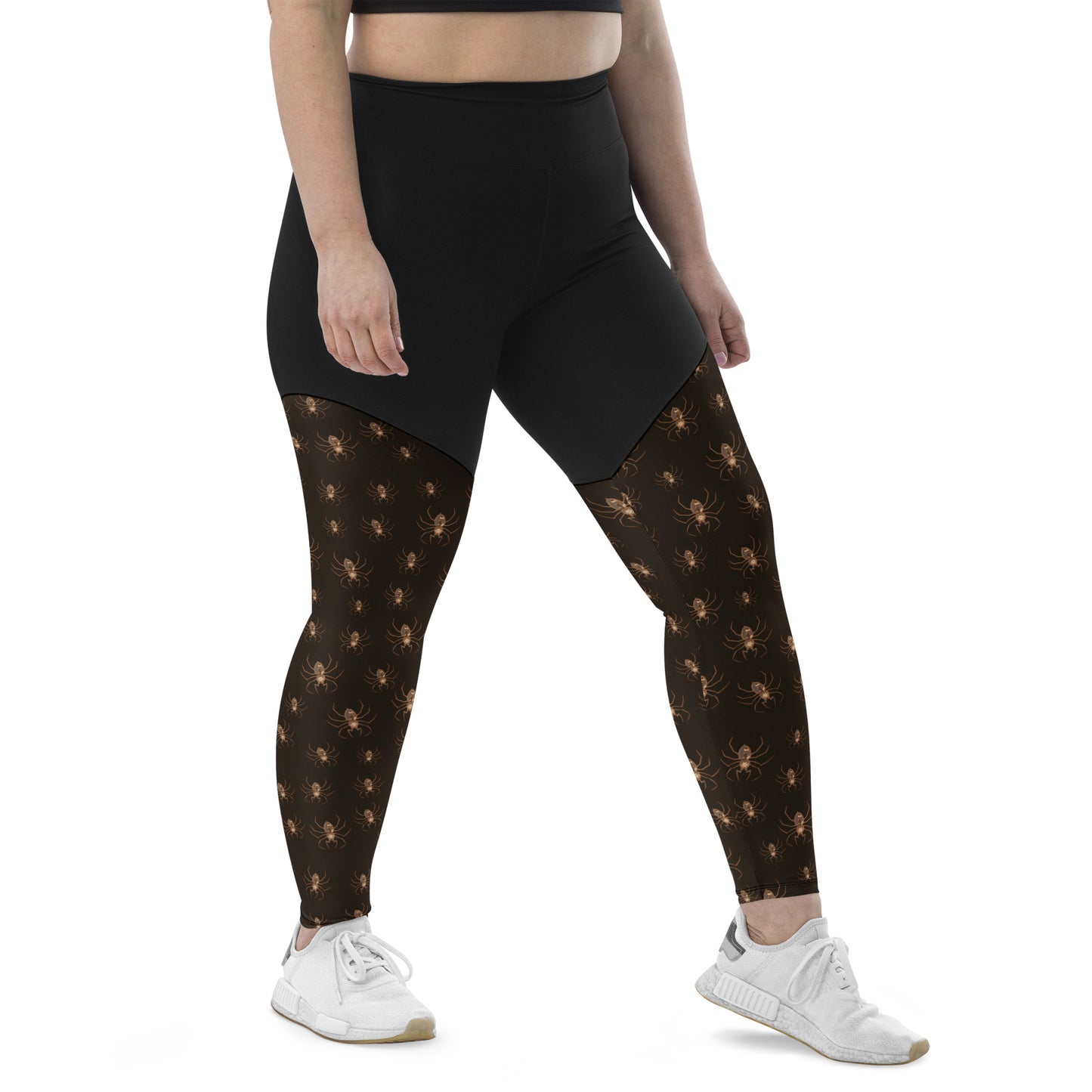 Performance Leggings - Misfit Steam Punk Crew Spiders