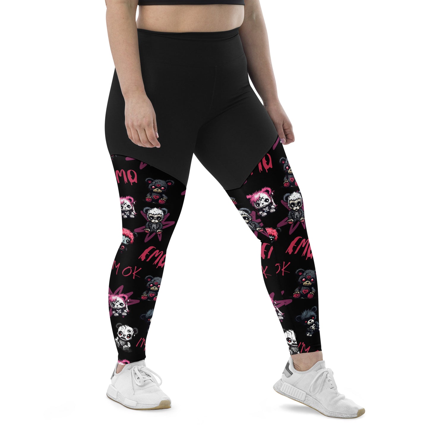 Performance Leggings - Emo Teddy Gang
